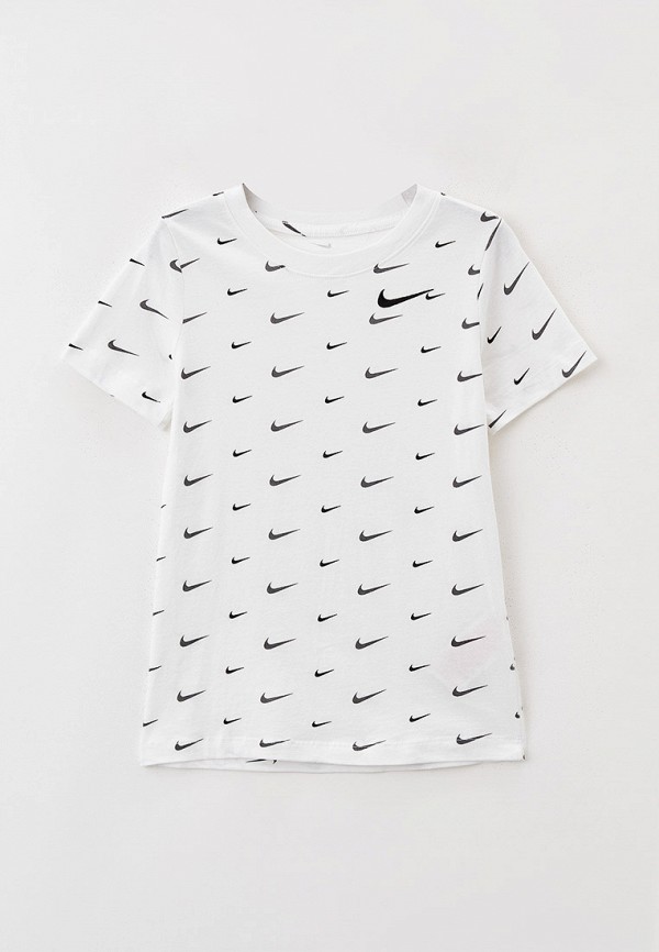 

Футболка Nike, Белый, B NSW TEE SWOOSH AOP