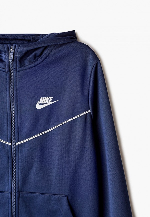 

Толстовка Nike, Синий, B NSW REPEAT PK FZ HOODIE