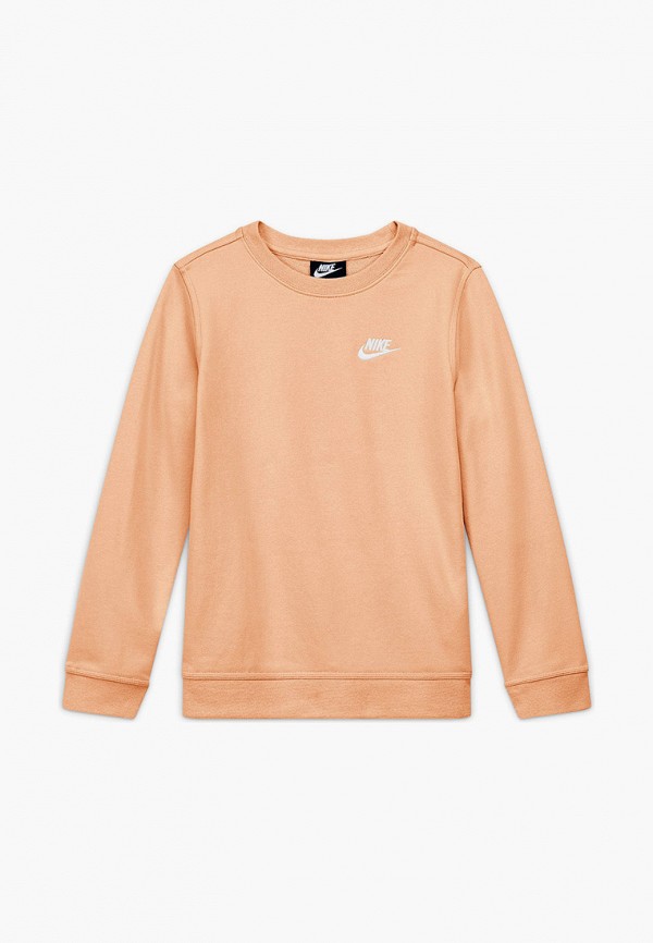 Свитшот Nike, Коралловый, B NSW LS CREW CLUB FT LBR