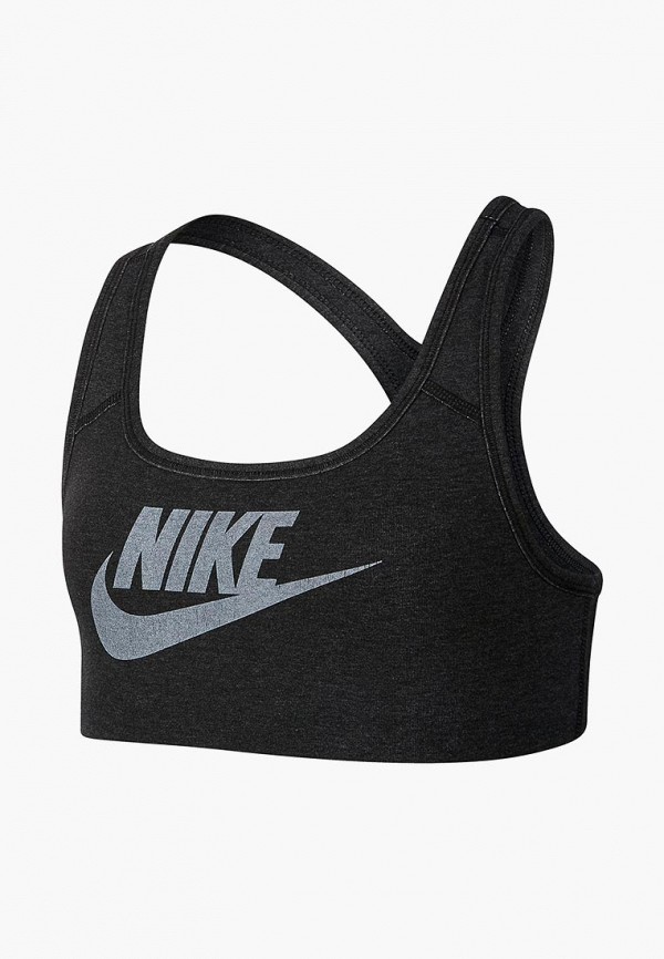 

Топ спортивный Nike, SPORTSWEAR BIG KIDS' (GIRLS') SPORTS BRA, Черный