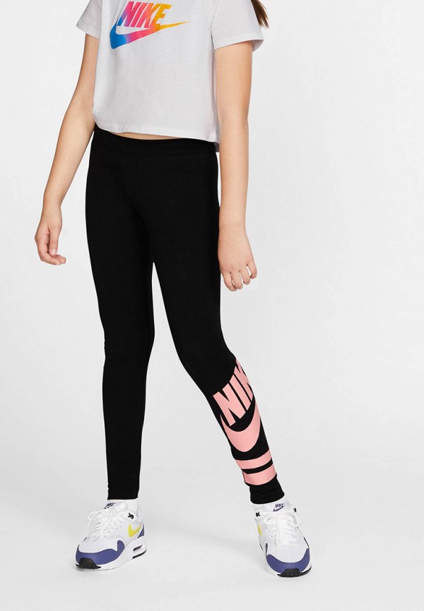 

Леггинсы Nike, Черный, SPORTSWEAR GIRLS' GRAPHIC LEGGINGS