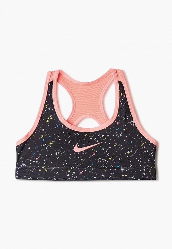 

Топ спортивный Nike, Черный, G NP BRA CLASSIC REV AOP