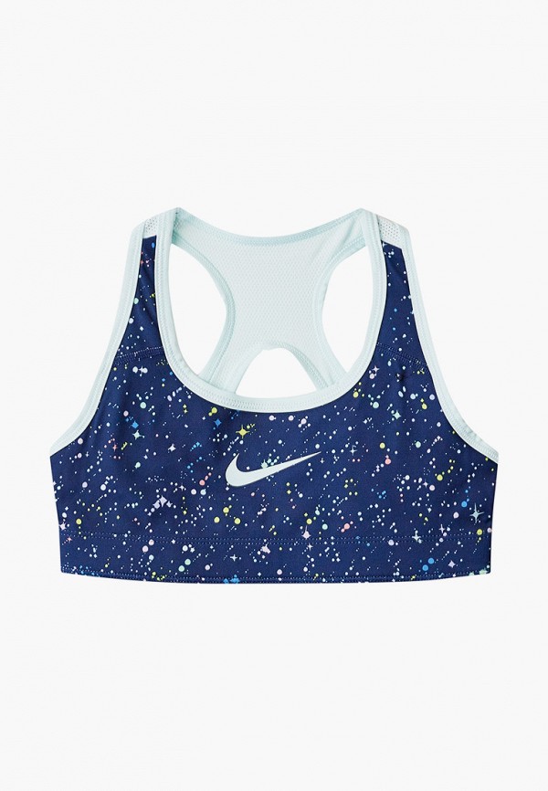 

Топ спортивный Nike, Синий, G NP BRA CLASSIC REV AOP