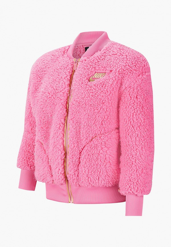 

Шуба Nike, Розовый, G NSW SHERPA SHINE FZ BOMR PR