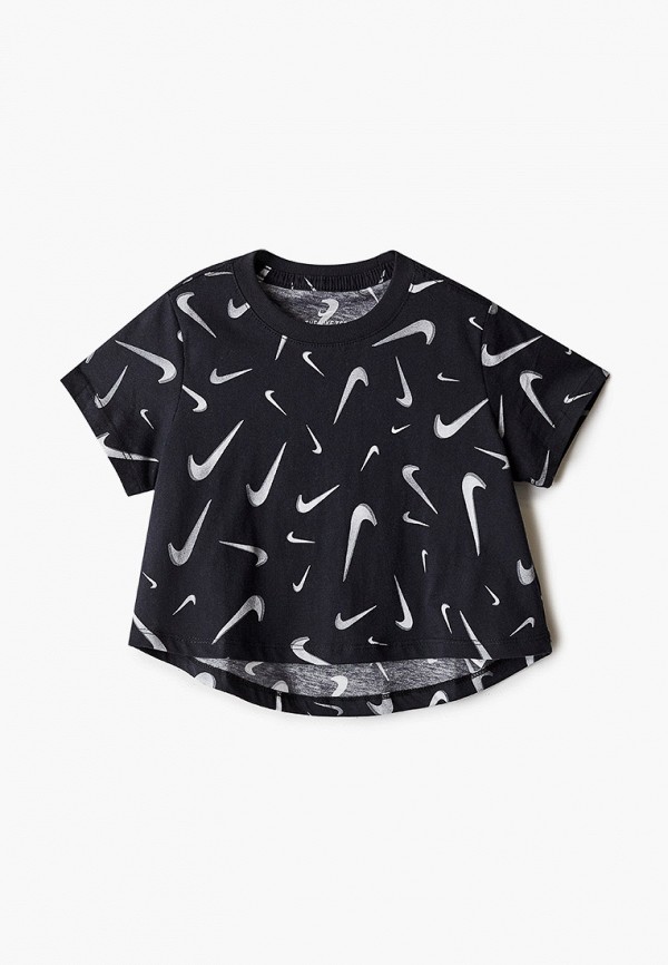 

Футболка Nike, Черный, G NSW TEE CROP SWOOSHES