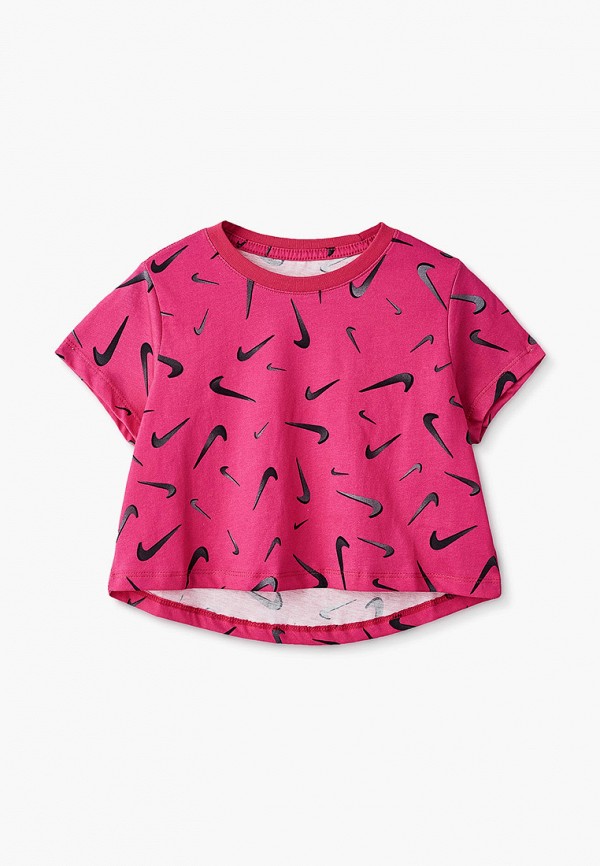 

Футболка Nike, Розовый, G NSW TEE CROP SWOOSHES