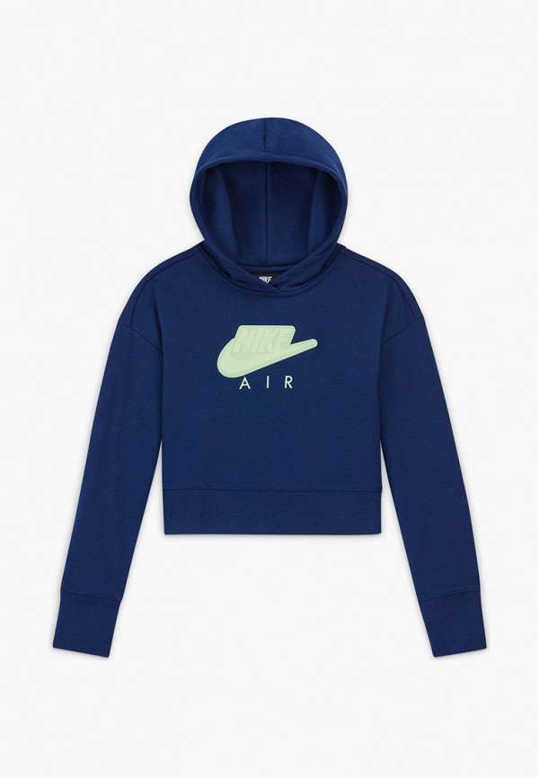 

Худи Nike, Синий, G NSW AIR FT CROP HOODIE HBR