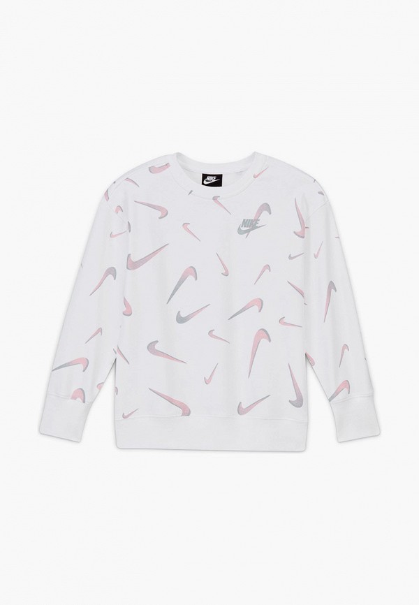 

Свитшот Nike, Белый, G NSW FT AOP BF CREW