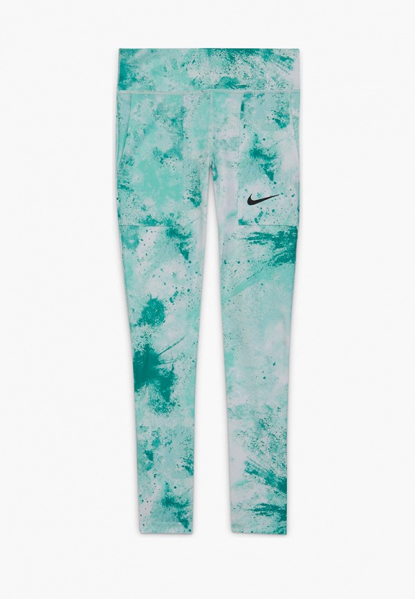 

Тайтсы Nike, Бирюзовый, G NK DF ONE TIGHT AOP