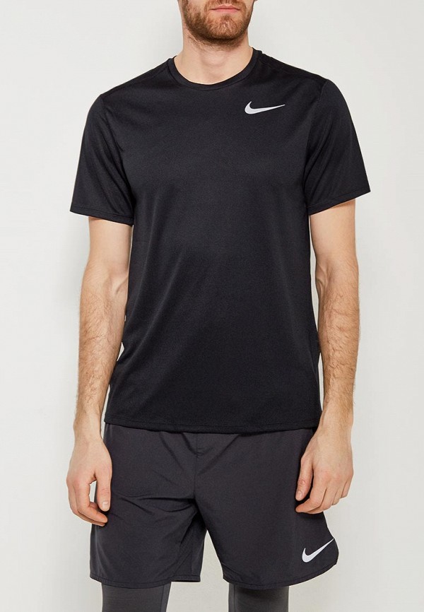 

Футболка спортивная Nike, Черный, MEN'S RUNNING TOP