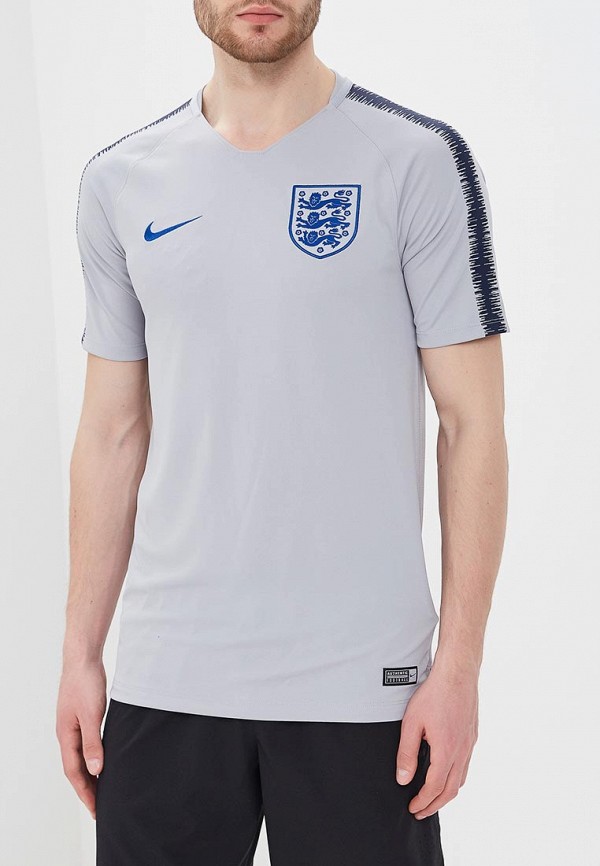 

Футболка спортивная Nike, Nike Breathe England Squad Men's Football Top, Серый