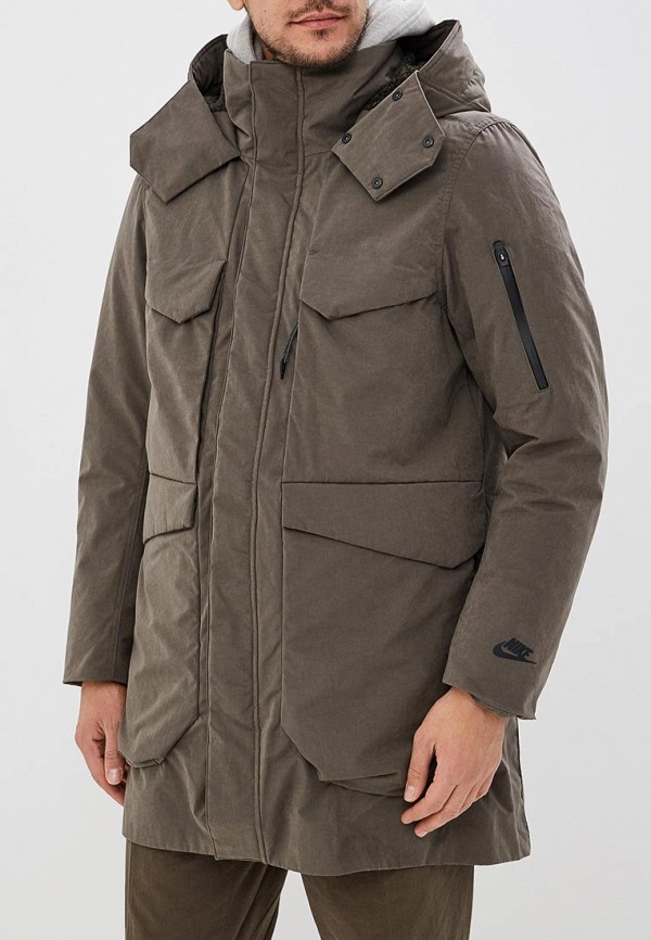 

Пуховик Nike, M NSW TCH PCK DWN FILL PRKA, Хаки