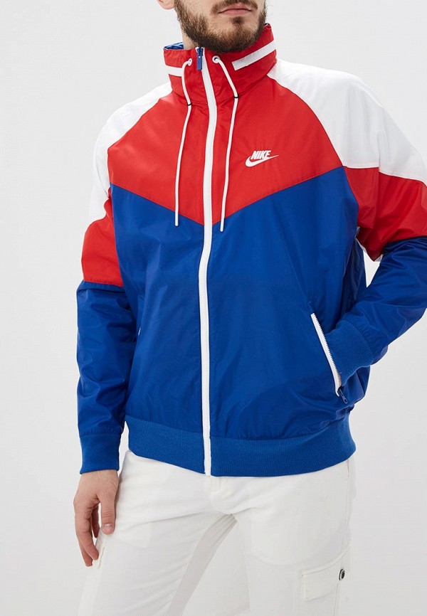 

Ветровка Nike, Синий, SPORTSWEAR WINDRUNNER MEN'S PACKABLE HOOD WINDBREAKER