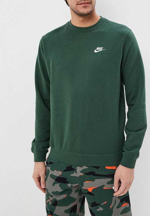 

Свитшот Nike, MEN'S SPORTSWEAR CREW, Зеленый