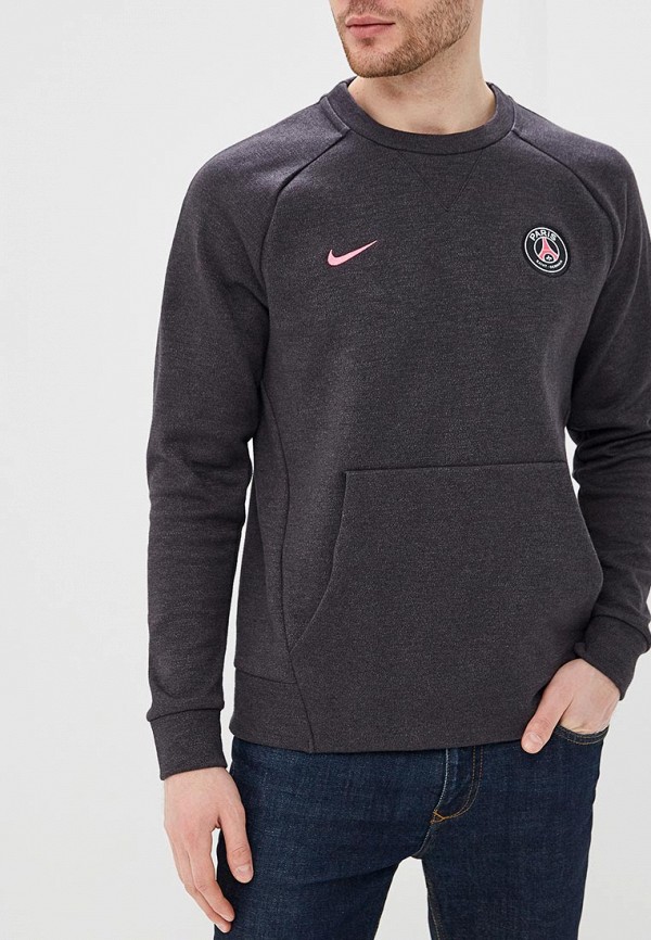 

Свитшот Nike, SPORTSWEAR PARIS SAINT-GERMAIN MEN'S LONG-SLEEVE CREW, Серый