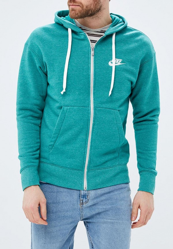 

Толстовка Nike, SPORTSWEAR HERITAGE MEN'S FULL-ZIP HOODIE, Зеленый
