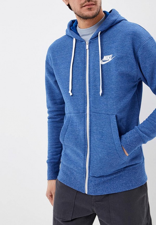 

Толстовка Nike, SPORTSWEAR HERITAGE MEN'S FULL-ZIP HOODIE, Синий