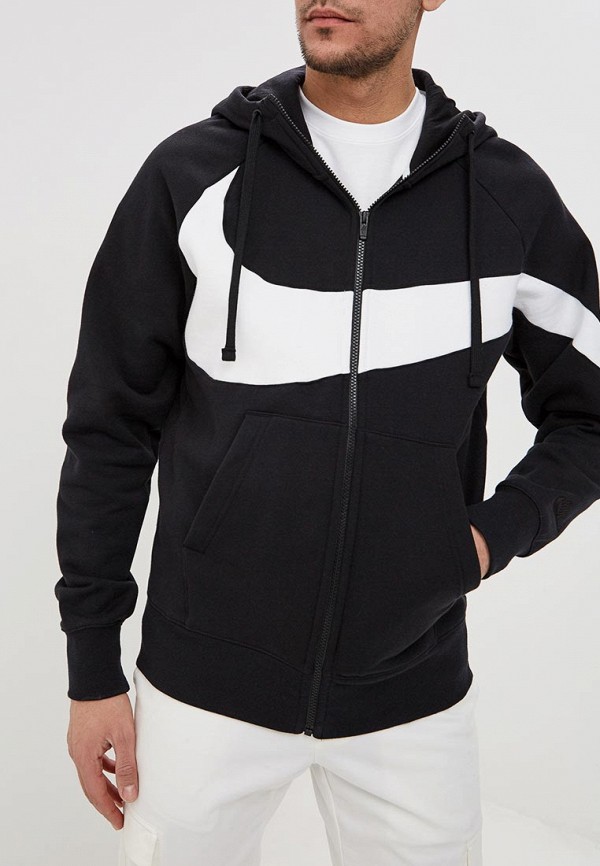 

Толстовка Nike, SPORTSWEAR MEN'S FULL-ZIP HOODIE, Черный