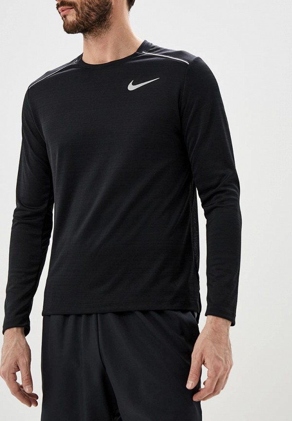 

Лонгслив спортивный Nike, Черный, DRI-FIT MILER MEN'S LONG-SLEEVE RUNNING TOP