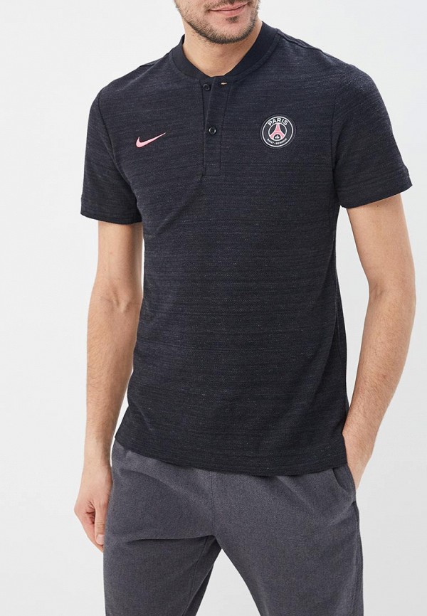 

Поло Nike, PARIS SAINT-GERMAIN GRAND SLAM MEN'S POLO, Черный