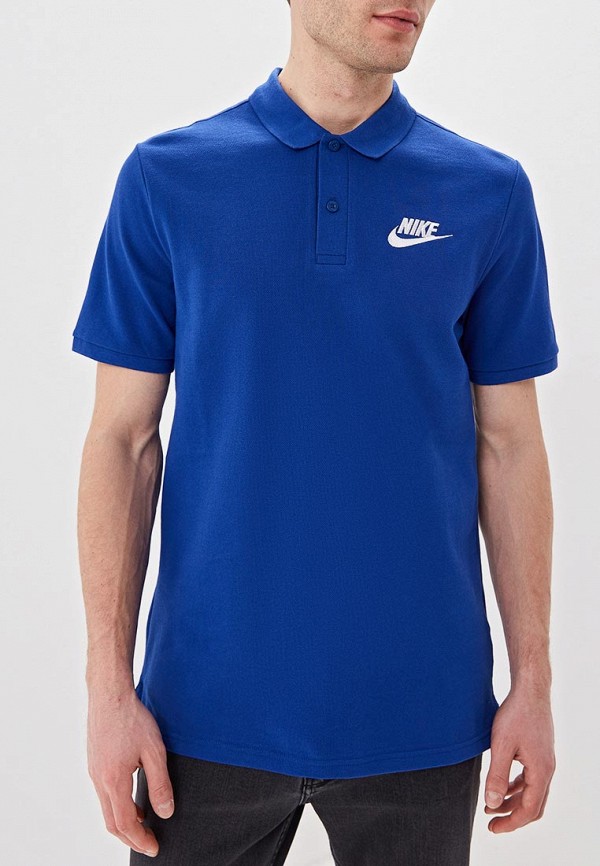 

Поло Nike, MEN'S SPORTSWEAR POLO, Синий