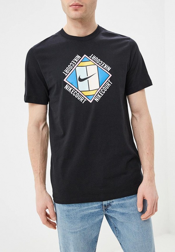 

Футболка Nike, COURT MEN'S GRAPHIC T-SHIRT, Черный