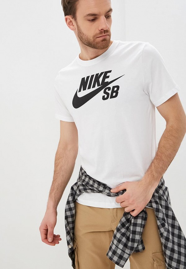 

Футболка спортивная Nike, SB DRI-FIT MEN'S SKATE T-SHIRT, Белый