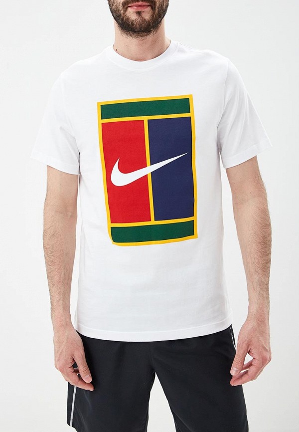 

Футболка Nike, COURT MEN'S LOGO TENNIS T-SHIRT, Белый
