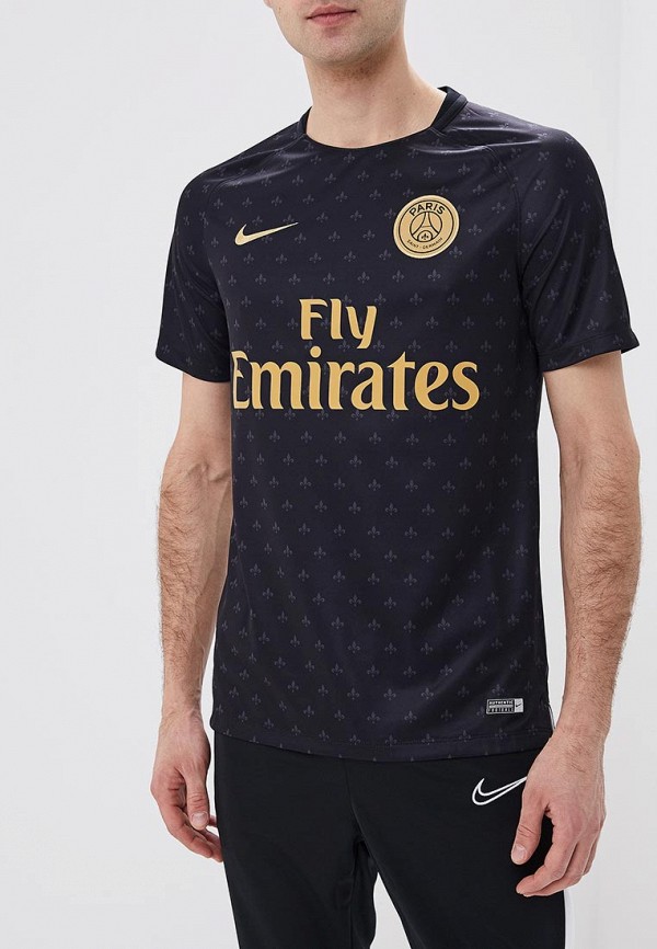 

Футболка спортивная Nike, DRY PARIS SAINT-GERMAIN SQUAD MEN'S SHORT-SLEEVE GRAPHIC TOP, Черный