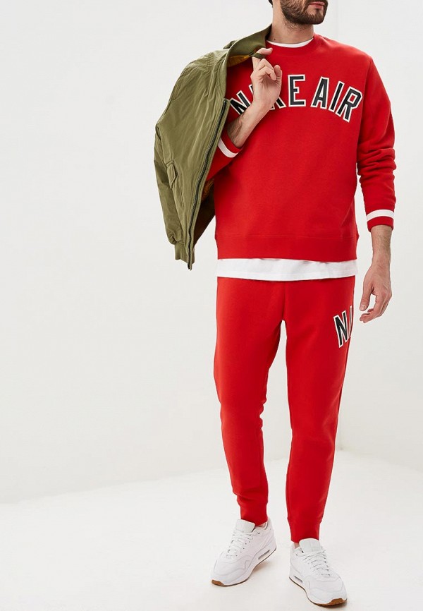 

Брюки спортивные Nike, AIR MEN'S FLEECE PANTS, Красный