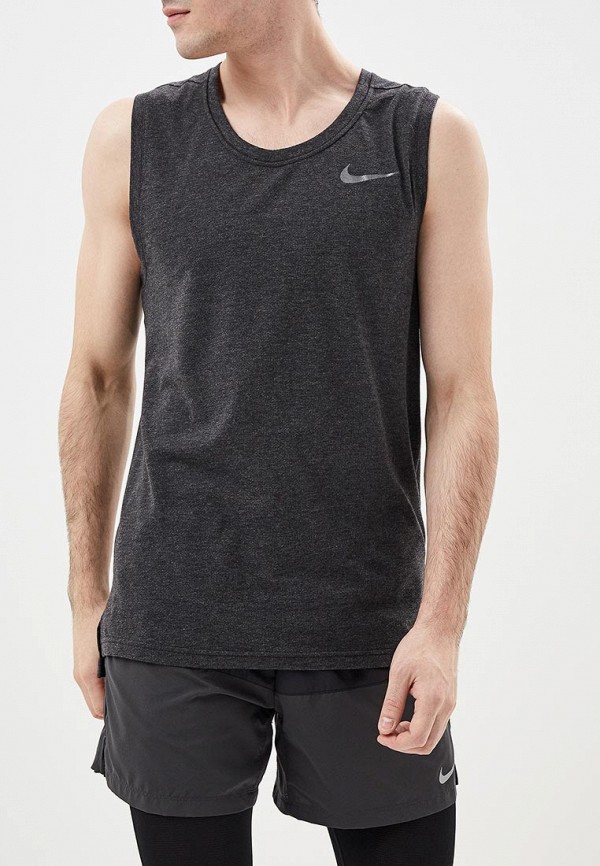 

Майка спортивная Nike, Серый, BREATHE MEN'S TRAINING TANK