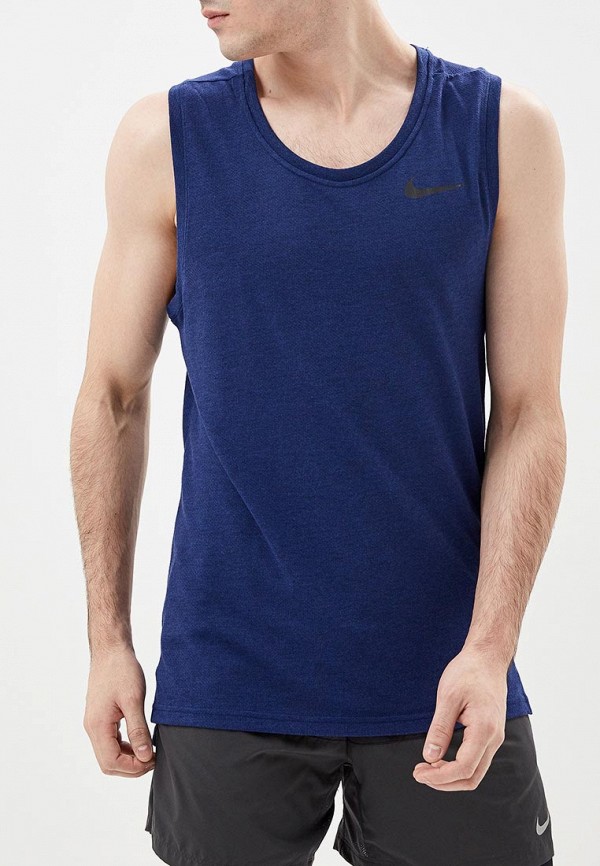 

Майка спортивная Nike, BREATHE MEN'S TRAINING TANK, Синий