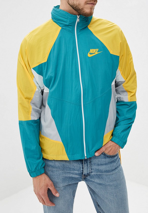 

Ветровка Nike, SPORTSWEAR MEN'S HOODED WOVEN JACKET, Бирюзовый