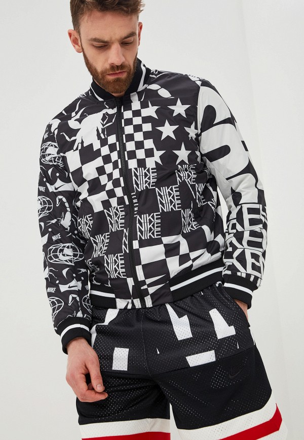 

Олимпийка Nike, SPORTSWEAR NSW MEN'S PRINTED JACKET, Черный