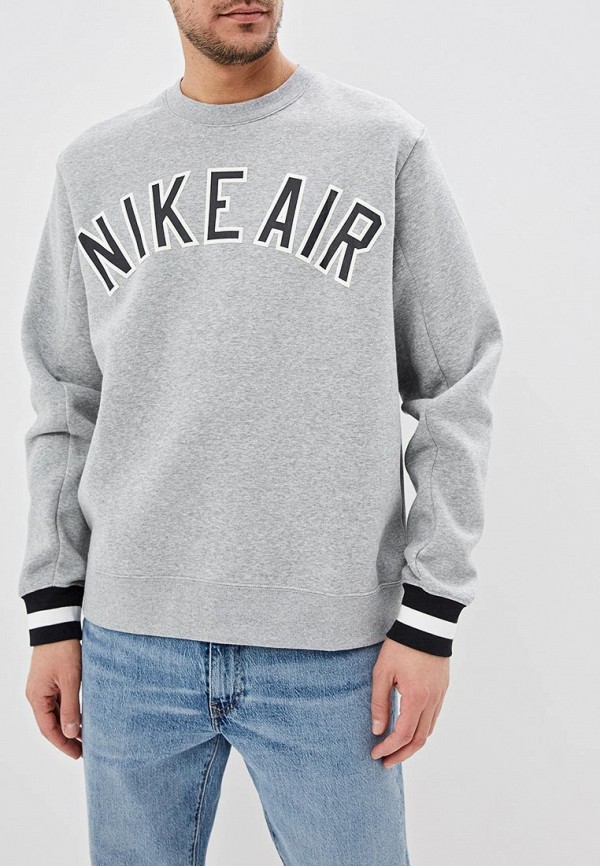

Свитшот Nike, AIR MEN'S FLEECE CREW, Серый