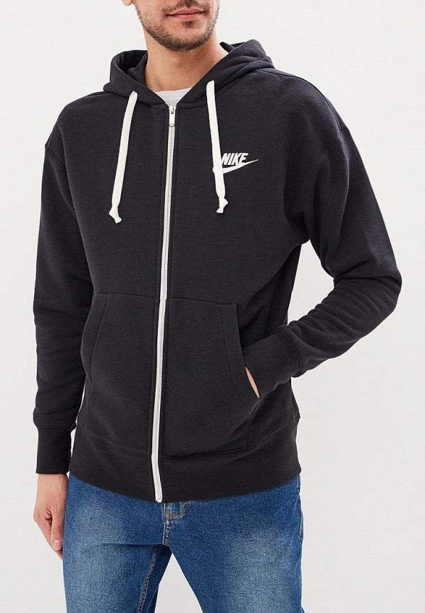 

Толстовка Nike, SPORTSWEAR HERITAGE MEN'S FULL-ZIP HOODIE, Черный