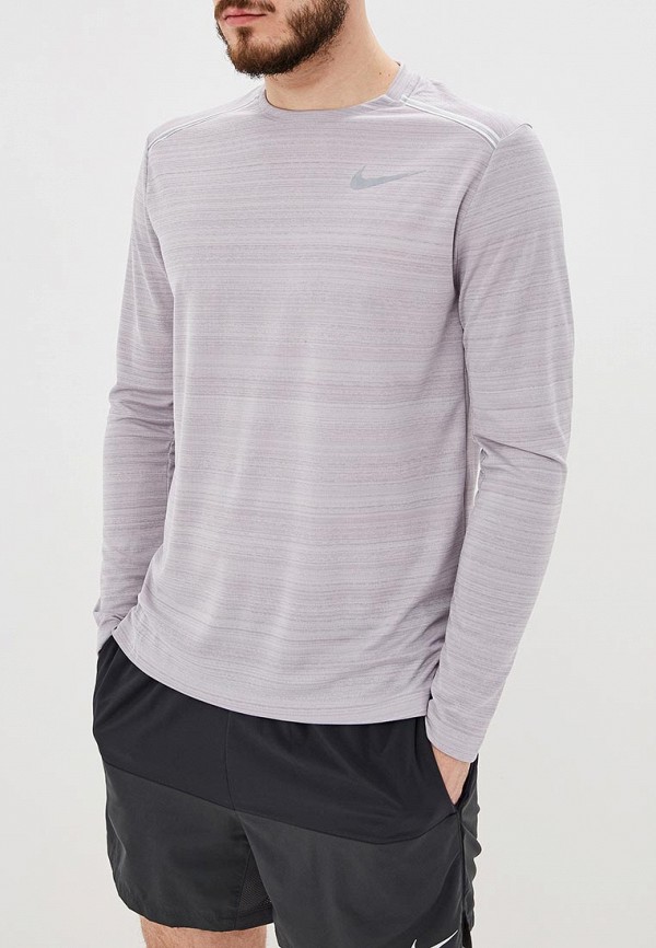 

Лонгслив спортивный Nike, DRI-FIT MILER MEN'S LONG-SLEEVE RUNNING TOP, Серый