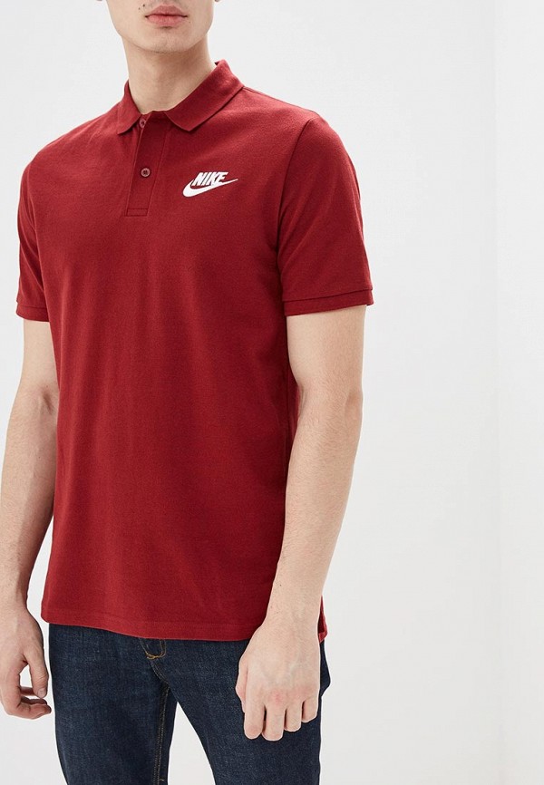 

Поло Nike, MEN'S SPORTSWEAR POLO, Бордовый