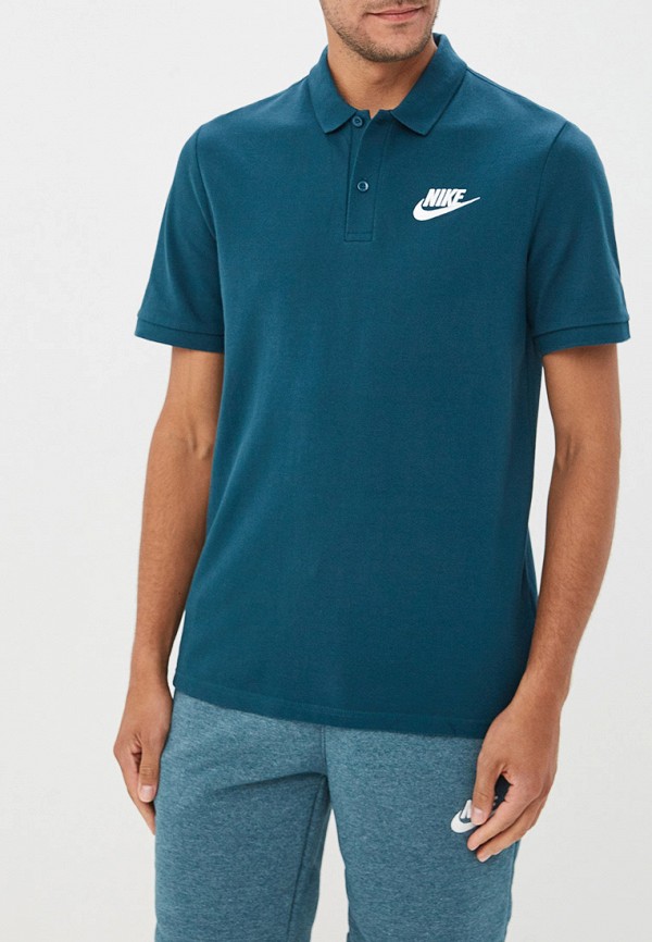 

Поло Nike, MEN'S SPORTSWEAR POLO, Зеленый