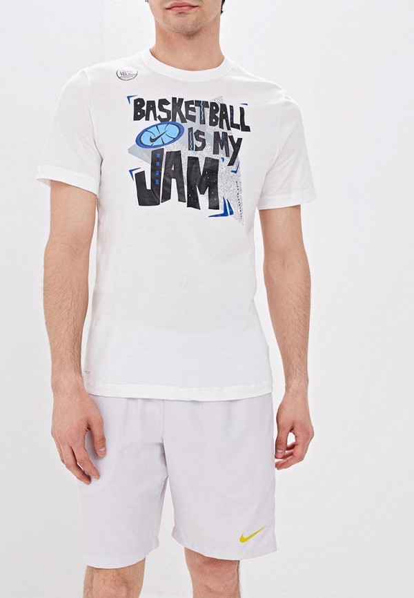 

Футболка Nike, DRI-FIT MEN'S BASKETBALL T-SHIRT, Белый