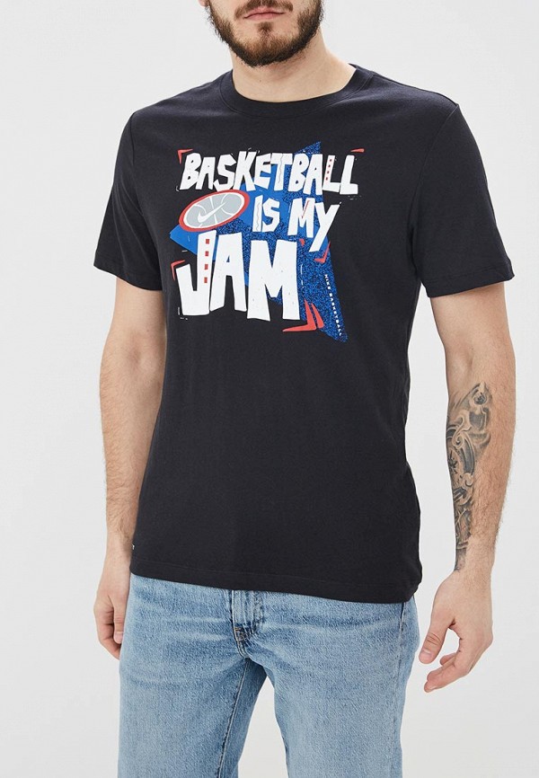 

Футболка Nike, DRI-FIT MEN'S BASKETBALL T-SHIRT, Черный