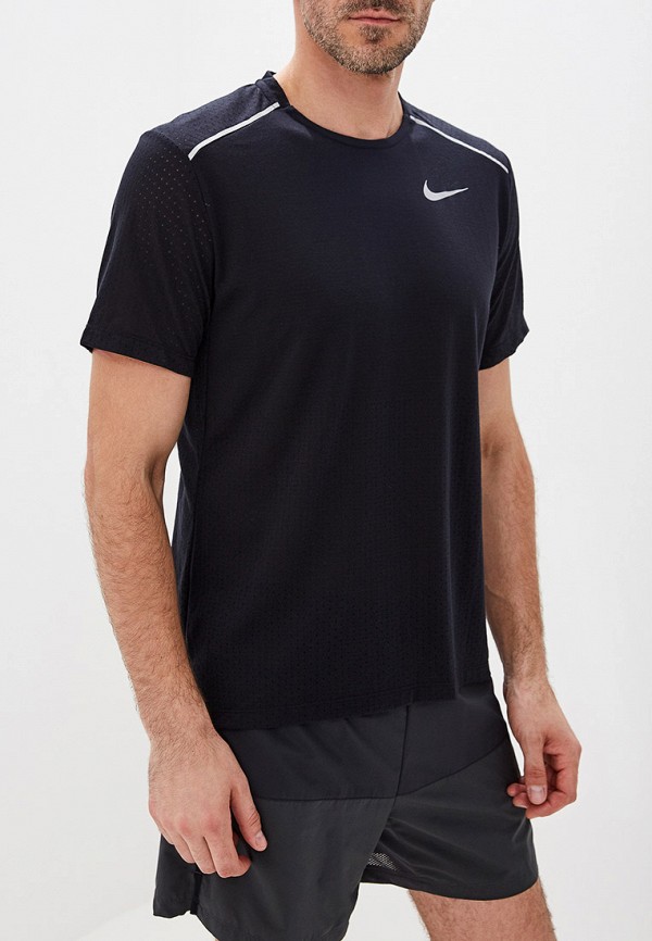 

Футболка спортивная Nike, Черный, RISE 365 MEN'S SHORT-SLEEVE RUNNING TOP
