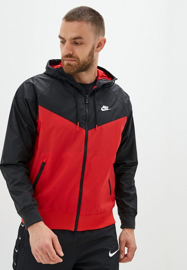 

Ветровка Nike, Красный, Sportswear Windrunner Men's Hooded Windbreaker