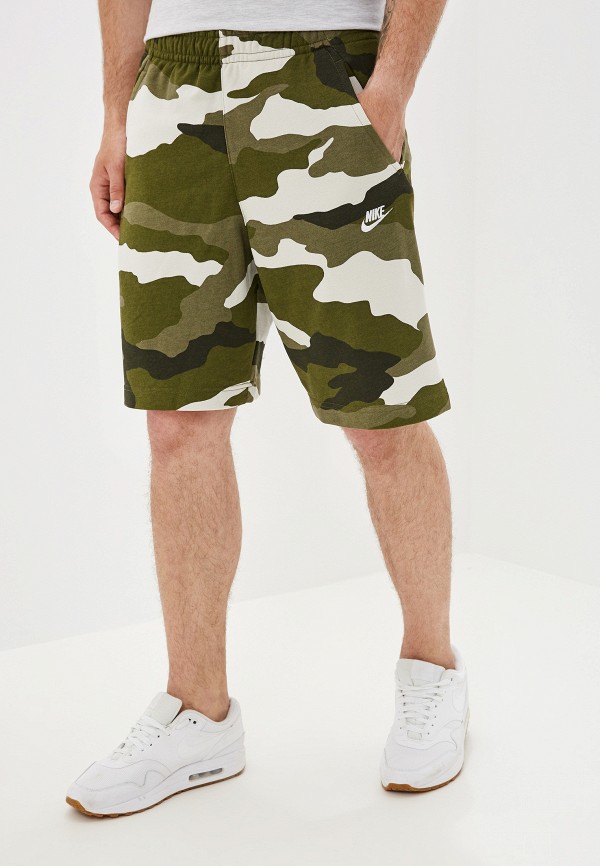 

Шорты спортивные Nike, Хаки, SPORTSWEAR CLUB MEN'S FRENCH TERRY CAMO SHORTS