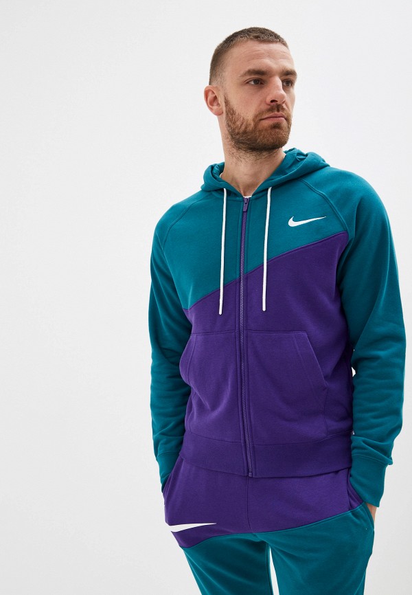 

Толстовка Nike, Синий, Sportswear Swoosh Men's Full-Zip Hoodie