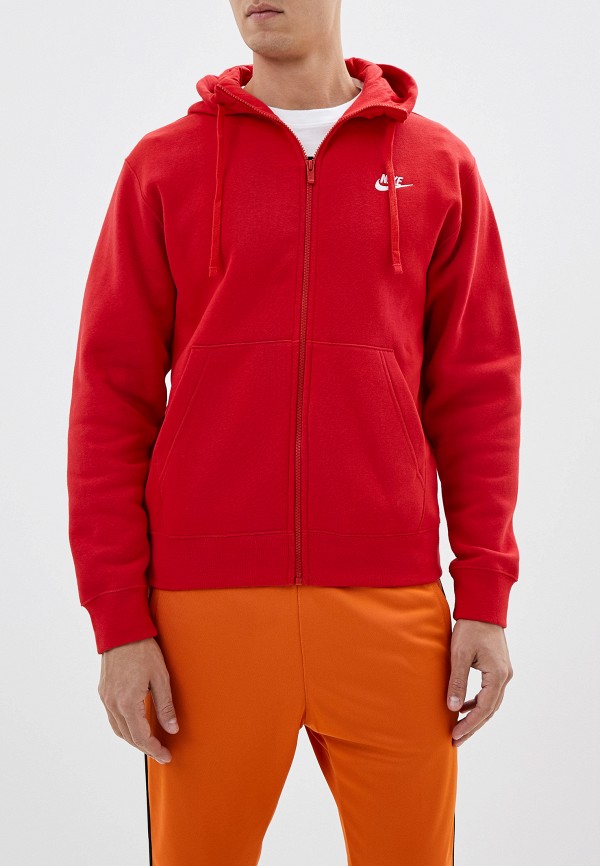 

Толстовка Nike, Красный, Sportswear Club Fleece Men's Full-Zip Hoodie