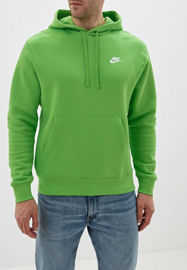 

Худи Nike, M NSW CLUB HOODIE PO BB, Зеленый