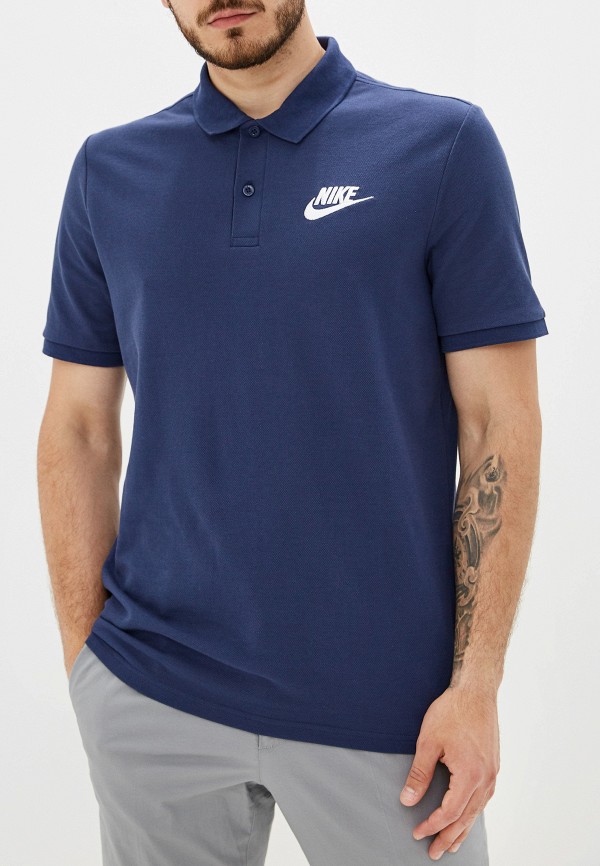 

Поло Nike, Синий, MEN'S SPORTSWEAR POLO