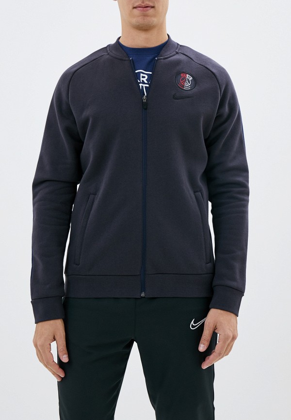 

Олимпийка Nike, Серый, Paris Saint-Germain Men's Fleece Track Jacket