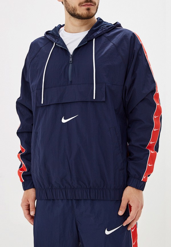 

Ветровка Nike, Синий, SPORTSWEAR SWOOSH MEN'S WOVEN JACKET